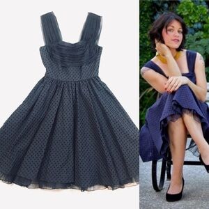 Retro Anthropologie Girls From Savoy Peggy Sue Dress Size 10